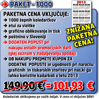 PAKET 500 - EPNI KOLEDARKI